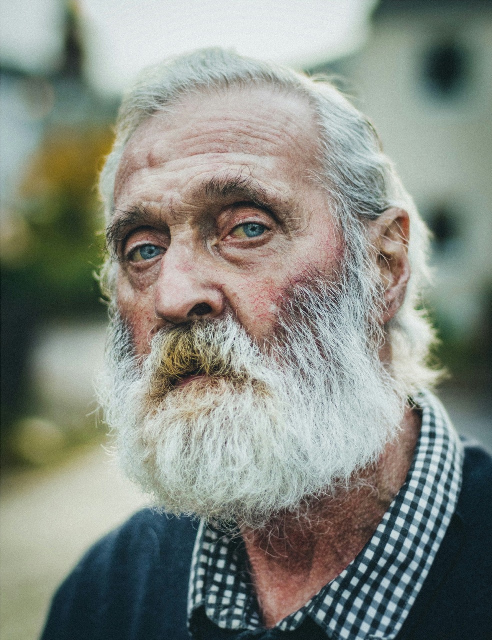 Real portrait photo with natural depth of field effects