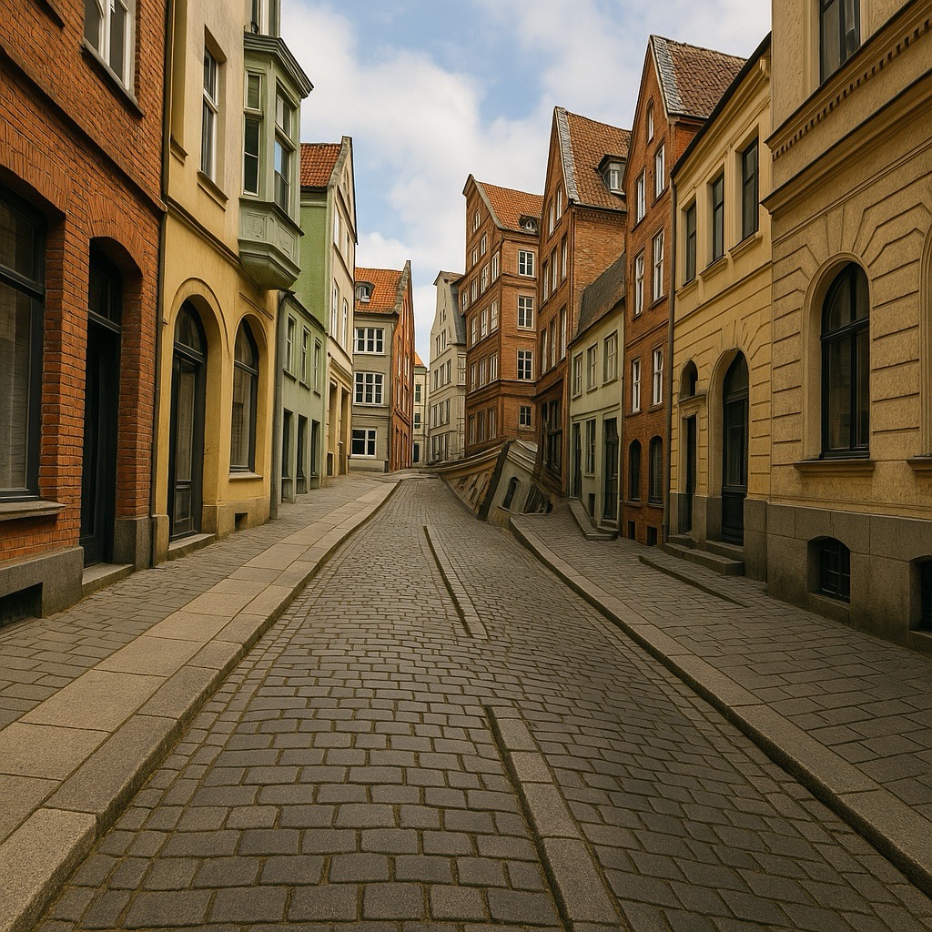AI-generated image with perspective errors